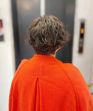 ショート パーマ 💖暖色系カラー💖 🦋HARU 🦋のヘアスタイル