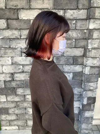 ミディアム カラー ✂️似合わせの魔術師 石田一樹✂️のヘアスタイル