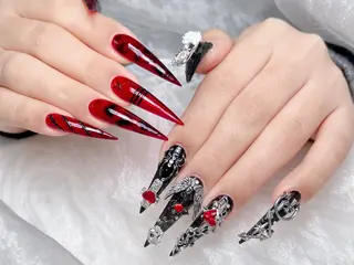 ネイル MoMoA Nail ネイル長さ出し専門店のネイルデザイン