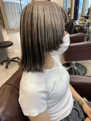 ミディアム FUJII MARINのヘアスタイル