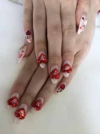 ネイル 💎🐰 saki. m 🐰💎のネイルデザイン