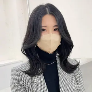 ミディアム カラー 🦋韓国系指名No1 店長/圓山 祐也🦋のヘアスタイル