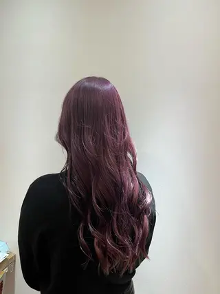 ロング カラー ツヤカラー🫧Sae ネイルモデル募集中のヘアスタイル
