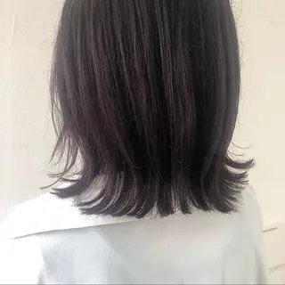 ミディアム カラー miku🌿‬ メンズバレイヤージュのヘアスタイル