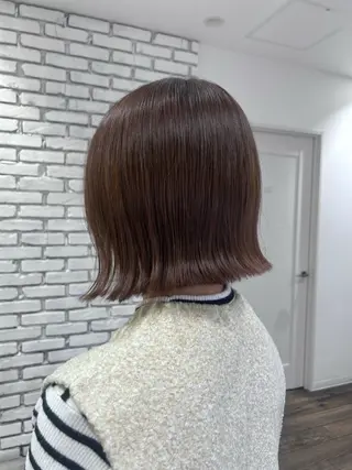 ミディアム カラー 🤎オリーブカラー× パーマ特化💫森口のヘアスタイル