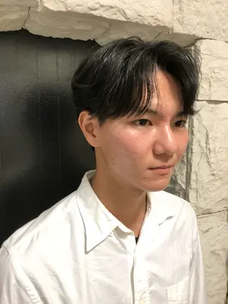 パーマ ヘアアレンジ メンズ メンズ特化✂️栗原 侑也のヘアスタイル
