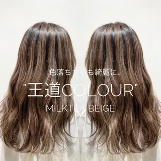 ロング カラー ヘアアレンジ Zina渋谷エリア マネージャShionのヘアスタイル