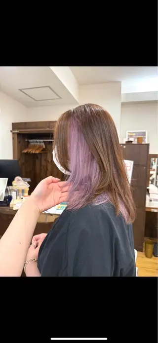 ミディアム 💖ダブルカラー/ ヘアセット/晴香💖のヘアスタイル