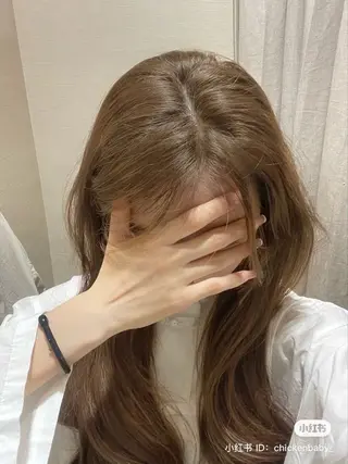 ロング カラー 🎀暖色/ラベンダー /paru🤍のヘアスタイル