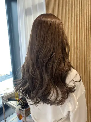 ロング カラー ヘアアレンジ 都筑 莉佳子のヘアスタイル