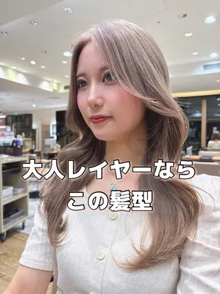 ロング カラー 💎レイヤー/韓国 💎石戸谷のヘアスタイル