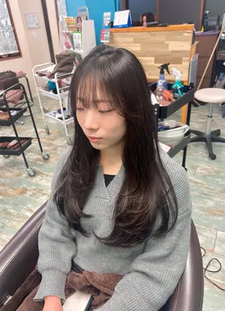 ロング 田牧 みゆきのヘアスタイル
