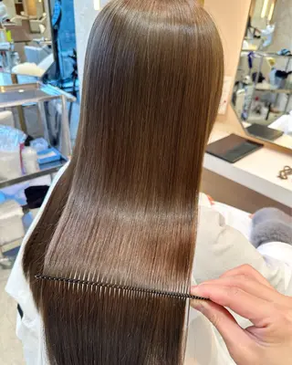 ロング カラー 店長/mao/ 前髪/顔周りカットのヘアスタイル