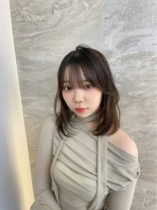 ロング ショート×顔周り× 縮毛矯正/Jirouのヘアスタイル