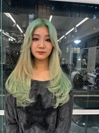 ロング カラー 🩶大人韓国ヘア 渋谷/Satsukiのヘアスタイル