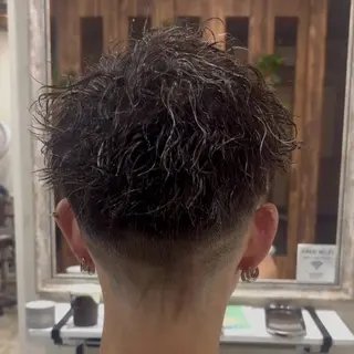 ショート カラー パーマ メンズ 💥桜木町メンズ専門 💥ルキのヘアスタイル