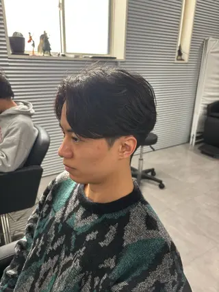 ミディアム メンズ/柏/パーマ/ チハヤのヘアスタイル