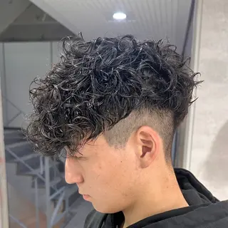 パーマ メンズ 🔥フェザーパーマ 特化🔥勇斗のヘアスタイル