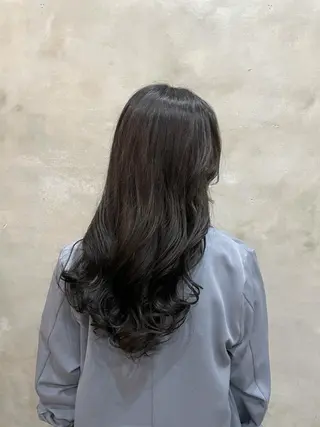 ロング カラー 【ピンク/韓国ヘア/ ヘアセット】亜海のヘアスタイル