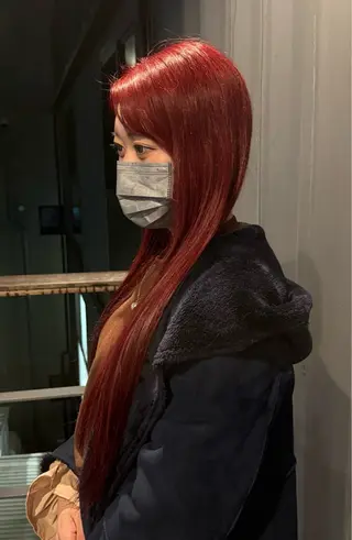 カラー AYANE ◝✩韓国ヘアのヘアスタイル