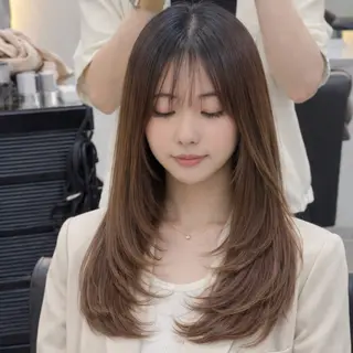 ロング RIENS xrea 髪質改善 /ななみのヘアスタイル