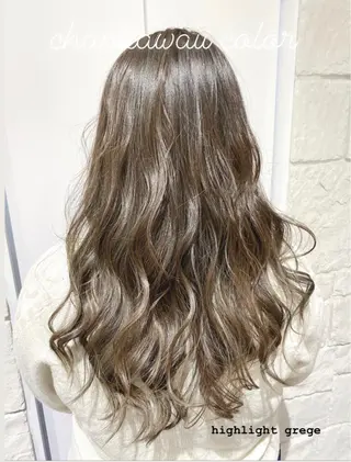 ロング カラー 川合 勇気のヘアスタイル