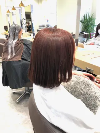 ミディアム 似合わせカットカラー 望月一生のヘアスタイル