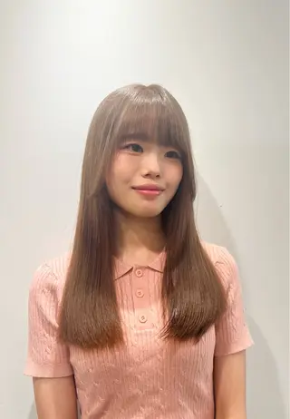 ロング カラー 和夢/メンズカット/ パーマ/ハイトーンのヘアスタイル