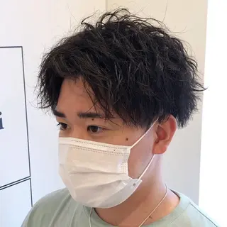 ショート パーマ メンズ ⭐️メンズ特化⭐️ 上杉俊祐のヘアスタイル