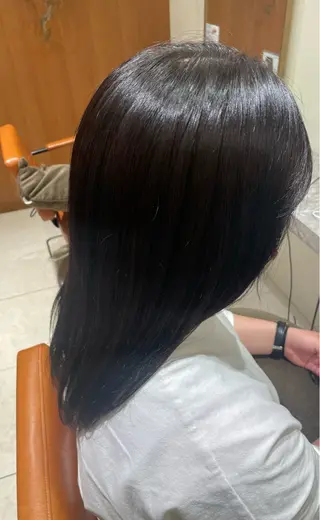 セミロング カラー 暖色/ベージュ/ メンズ/鈴木彩のヘアスタイル
