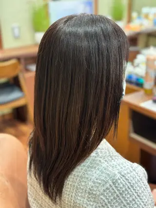 セミロング 似合わせ/たにざわ しんごう≫南草津のヘアスタイル