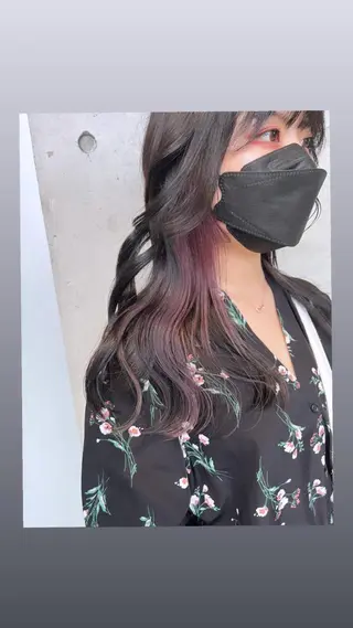 ロング カラー 赤みゼロ/透明感 カラー🌿KANTAのヘアスタイル