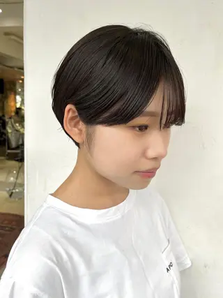 ショート 🌿似合わせ透明感 カラー松本朋幸🌿のヘアスタイル
