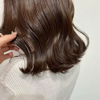 ミディアム カラー 髪質改善サロン🫧 戎谷栞菜のヘアスタイル