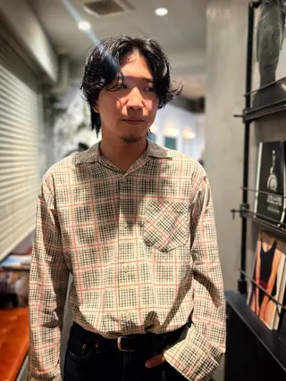 ミディアム メンズ 優作 〜圧倒的信頼〜のヘアスタイル