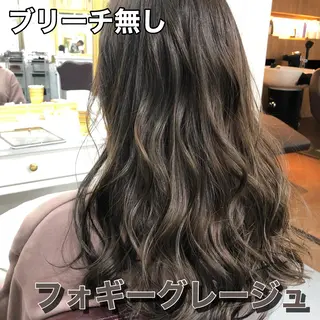 セミロング カラー Soleria 田中慎一のヘアスタイル