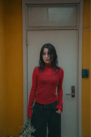 セミロング キヨハラ リコのヘアスタイル