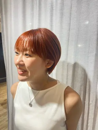 ショート カラー なかまみさと 🌼極上ヘッドスパのヘアスタイル