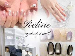 ネイル Reline まつげ、ネイルのマツエク・マツパデザイン