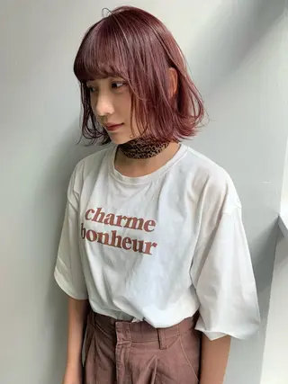 ミディアム カラー 怪我のため6月末 復帰予定田中瑞希🍃のヘアスタイル