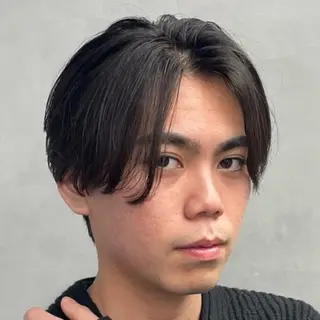 ミディアム パーマ ヘアアレンジ メンズ fifth 石川 凪のヘアスタイル