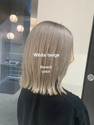 ミディアム カラー RINA🧤 デザインとボブのヘアスタイル