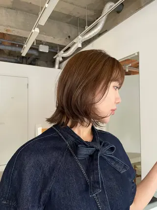 ミディアム カラー H I ＮＡのヘアスタイル
