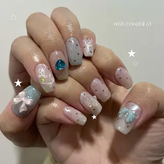 ネイル パラあり！フィルイン 美フォルムのネイルデザイン