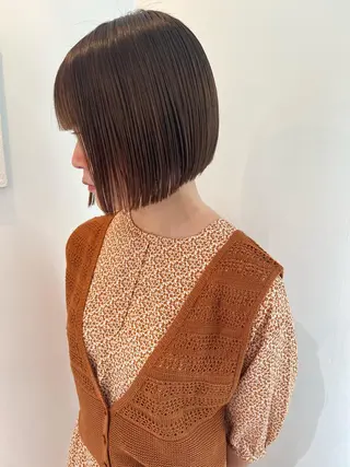 ミディアム ブリーチカラー🎀 韓国風/寺門美優のヘアスタイル