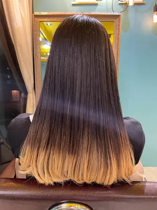 ロング 末石 智のヘアスタイル