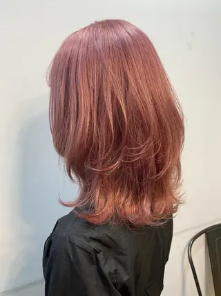 ミディアム カラー 酸性ストレート 🇰🇷しゅうのヘアスタイル