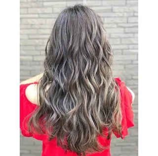 ロング カラー アンドウ ユウ/ レイヤーカット/韓国のヘアスタイル