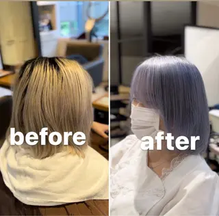 ショート カラー 🌿earth亀有店 【緑髪のノブ】🌿のヘアスタイル