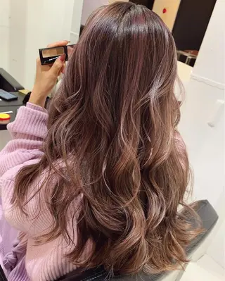 ロング カラー ヘアアレンジ 阿部 圭悟のヘアスタイル